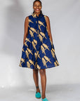 Heart to Heart Sleeveless Dress - Embroidery