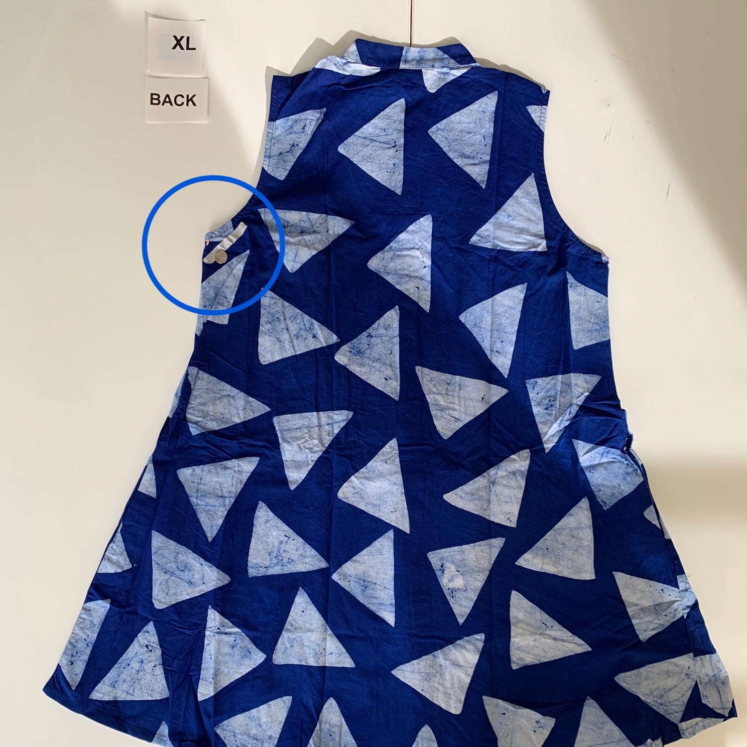 Equilateral Sleeveless Dress - Embroidery