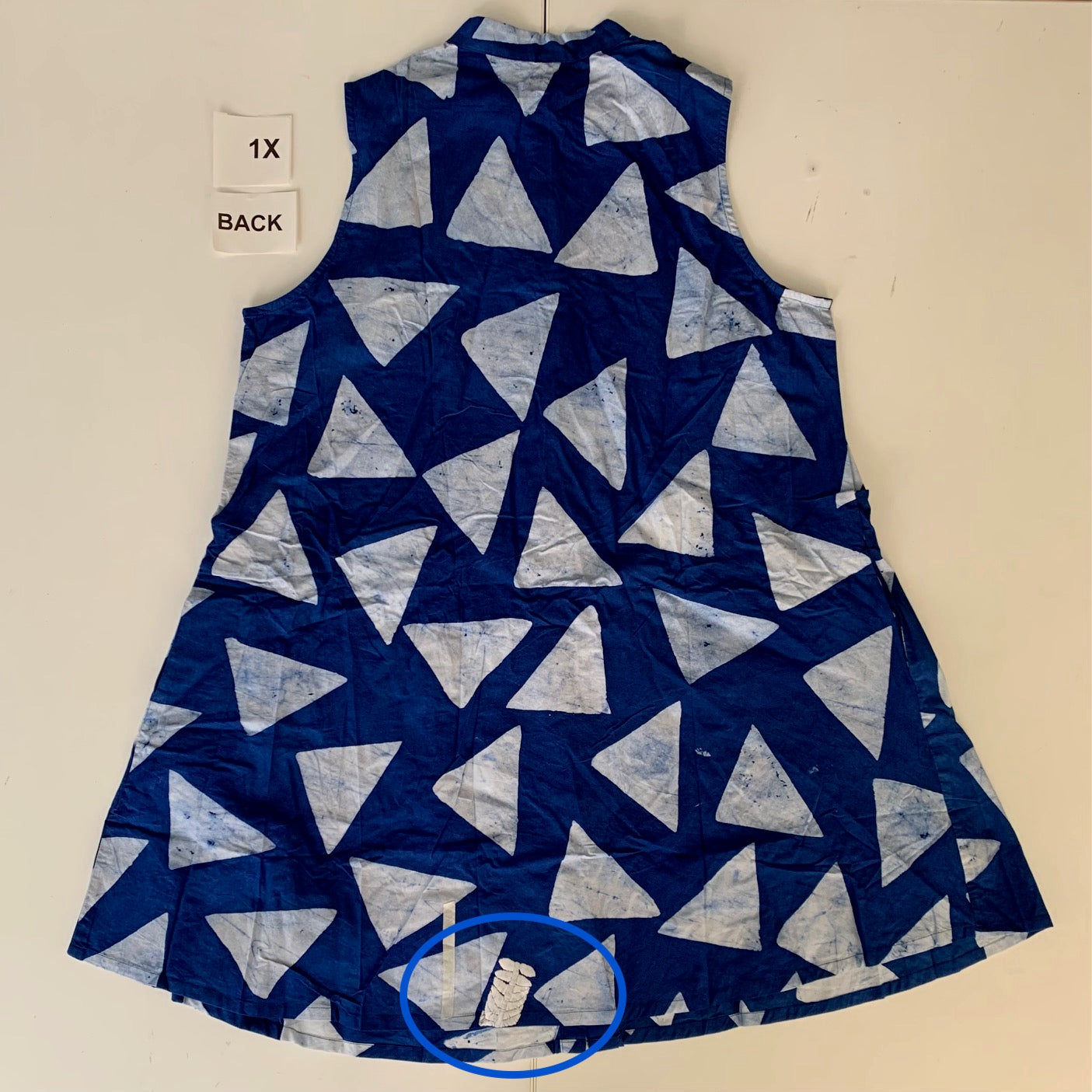 Equilateral Sleeveless Dress - Embroidery