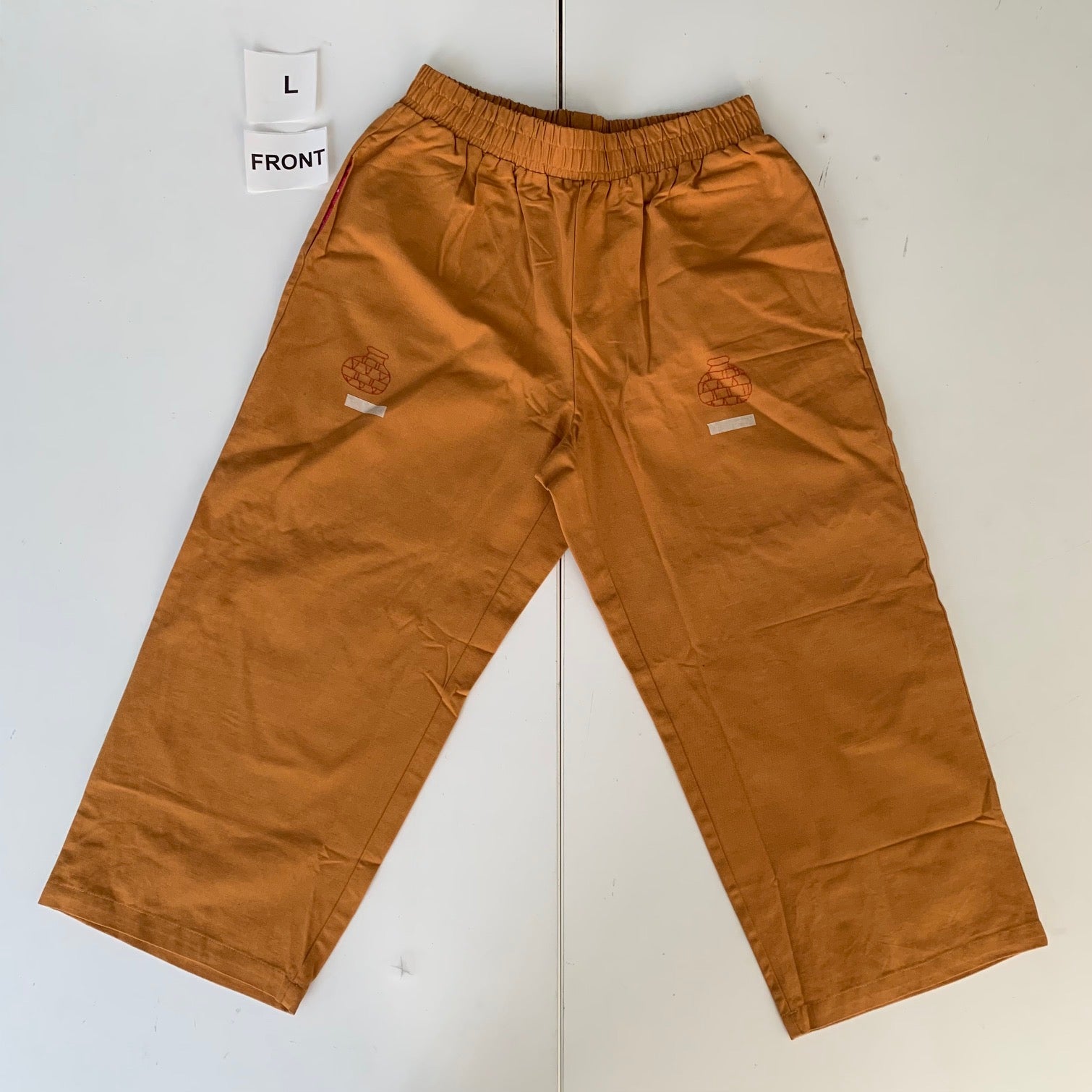 Solid Pant - Embroidery