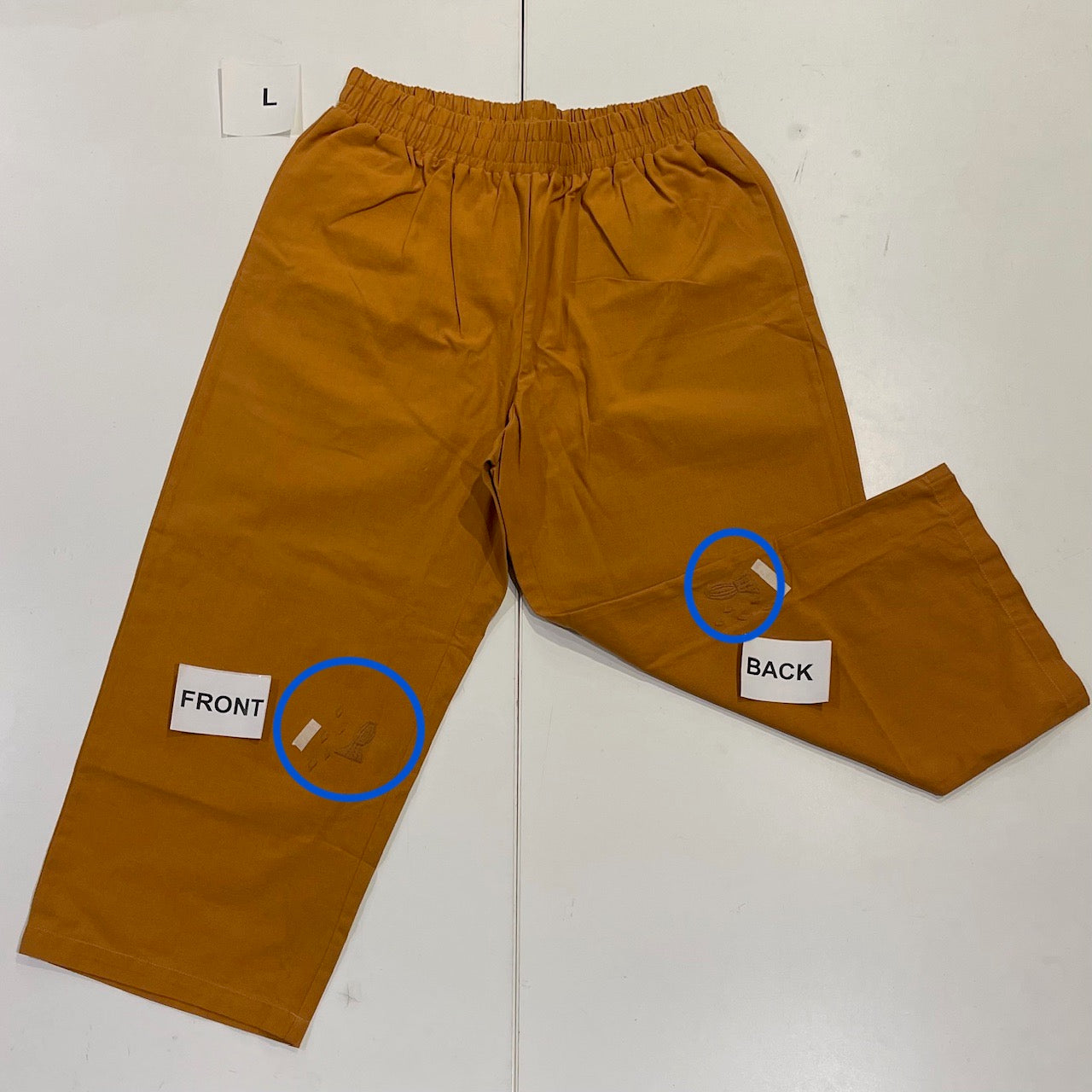 Solid Pant - Embroidery