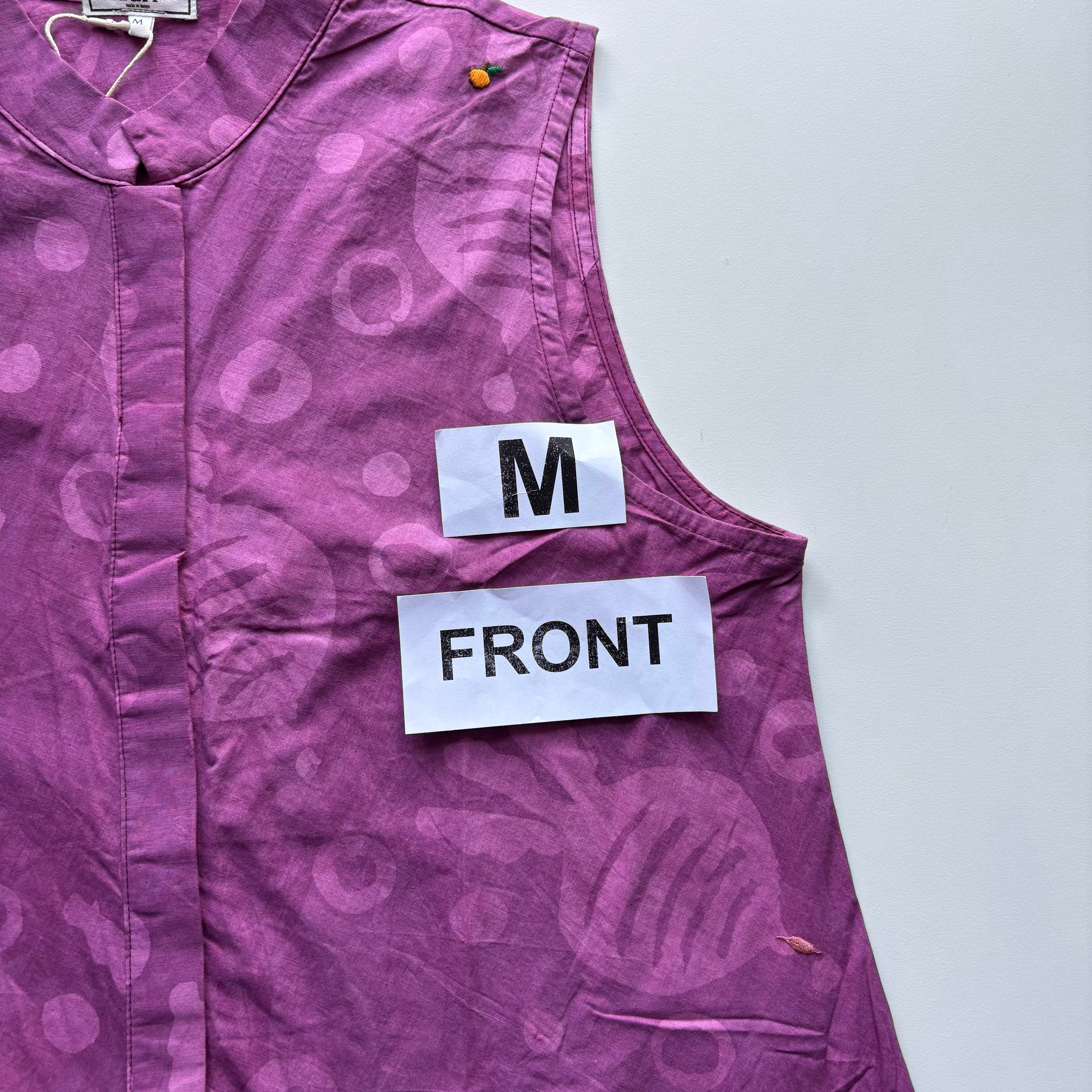 The Beet Goes On Sleeveless Dress - Embroidery