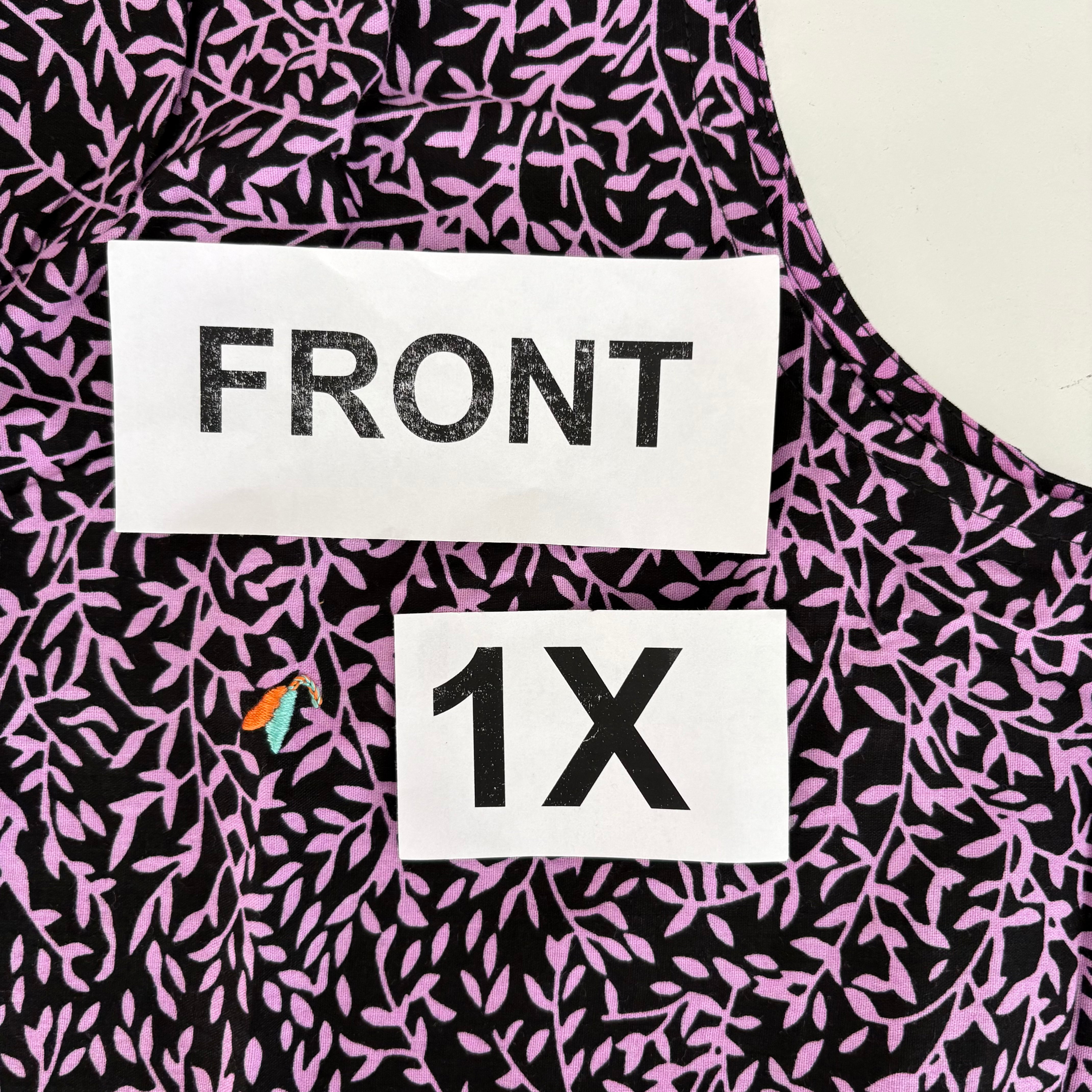 Amethyst Sleeveless Shirt - Embroidery