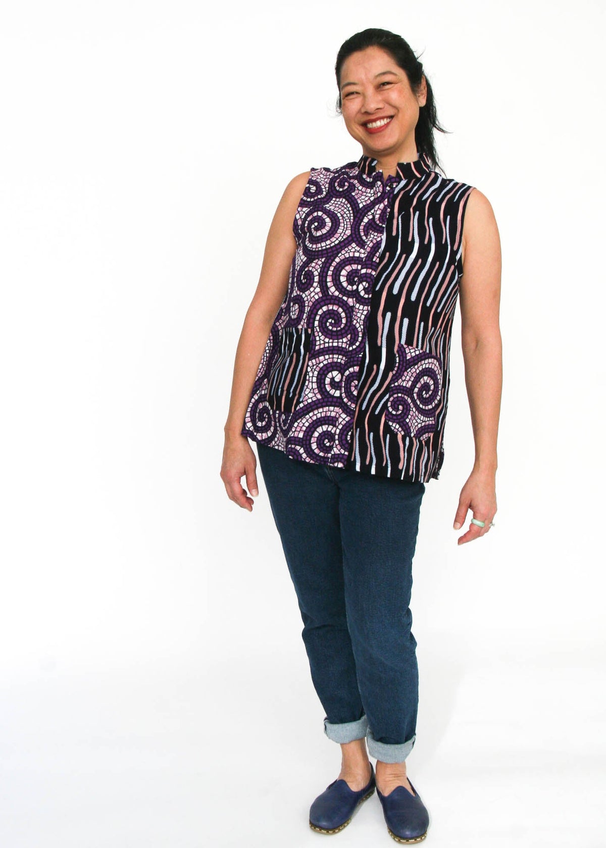 Spin Around Sleeveless Shirt
