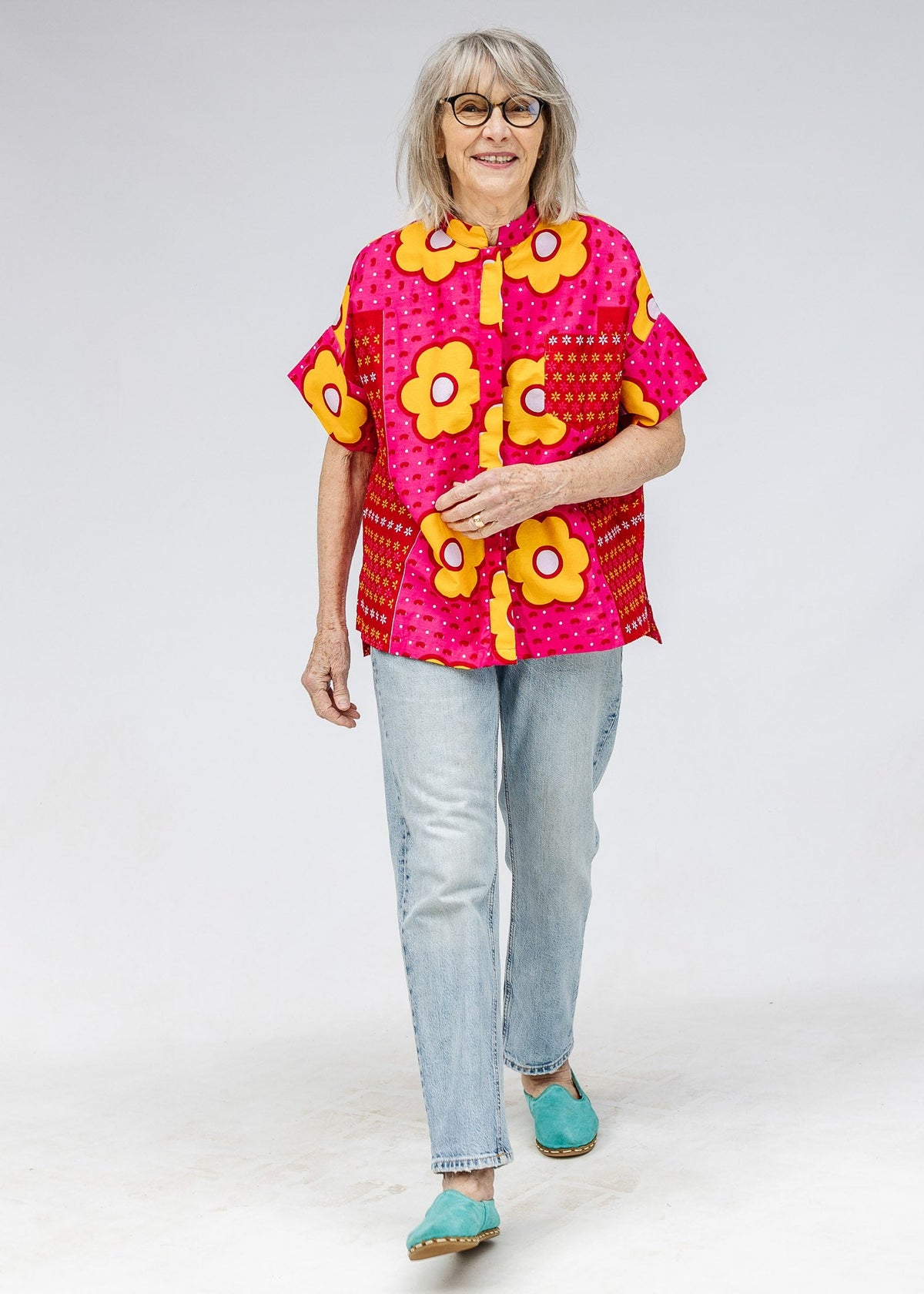 Bahati Short Sleeved Shirt - Embroidery