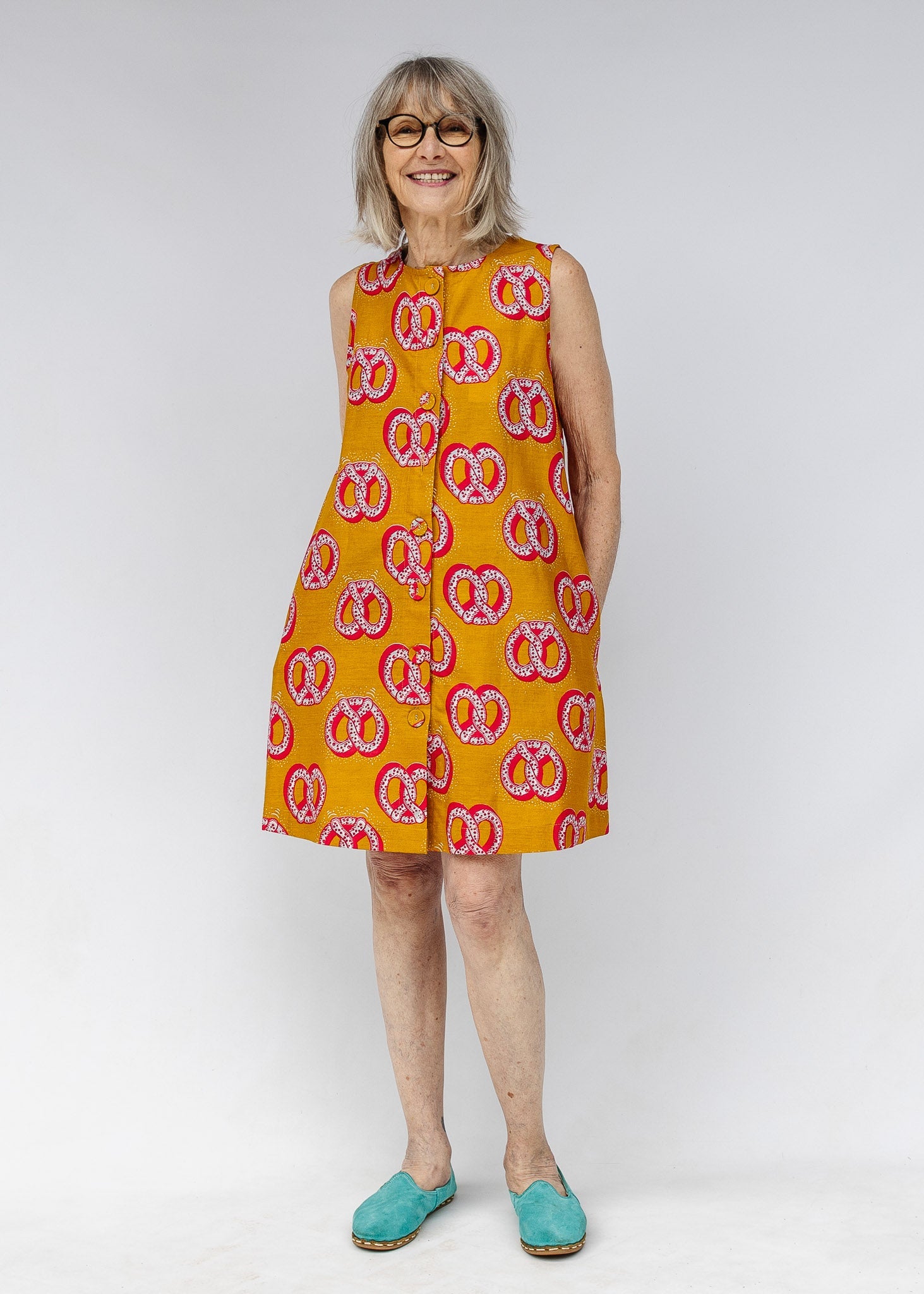 Shake It Off Reversible Shift Dress - Embroidery