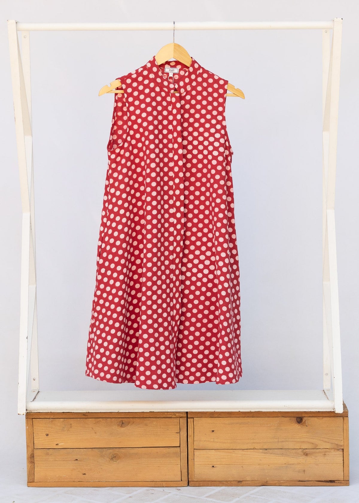Morello Sleeveless Dress - Embroidery