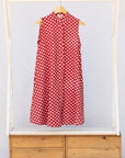 Morello Sleeveless Dress - Embroidery