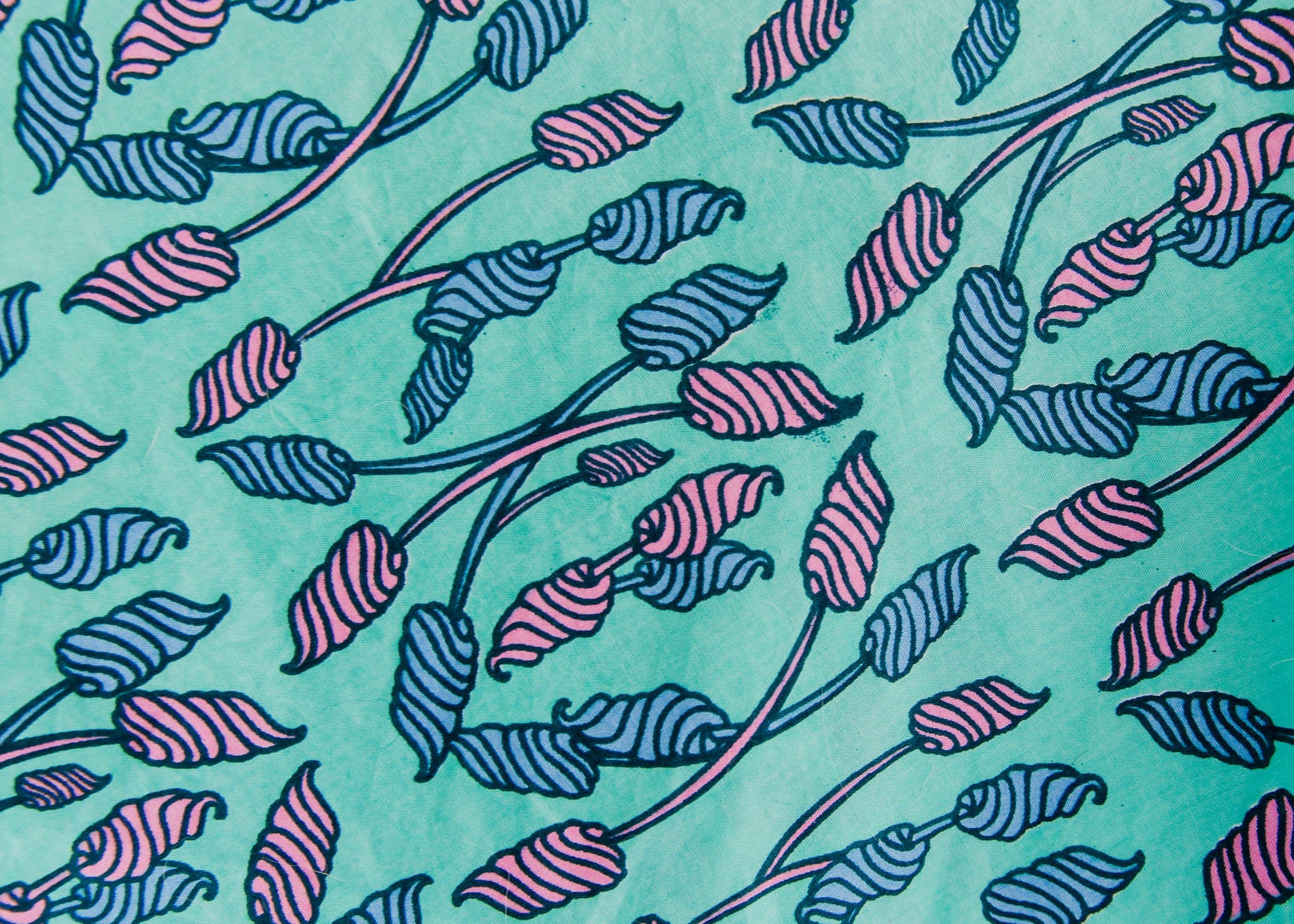 Blue and purple flowerbud dress