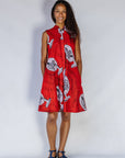 Oscillate Sleeveless Dress - Embroidery