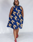 Heart to Heart Sleeveless Dress - Embroidery