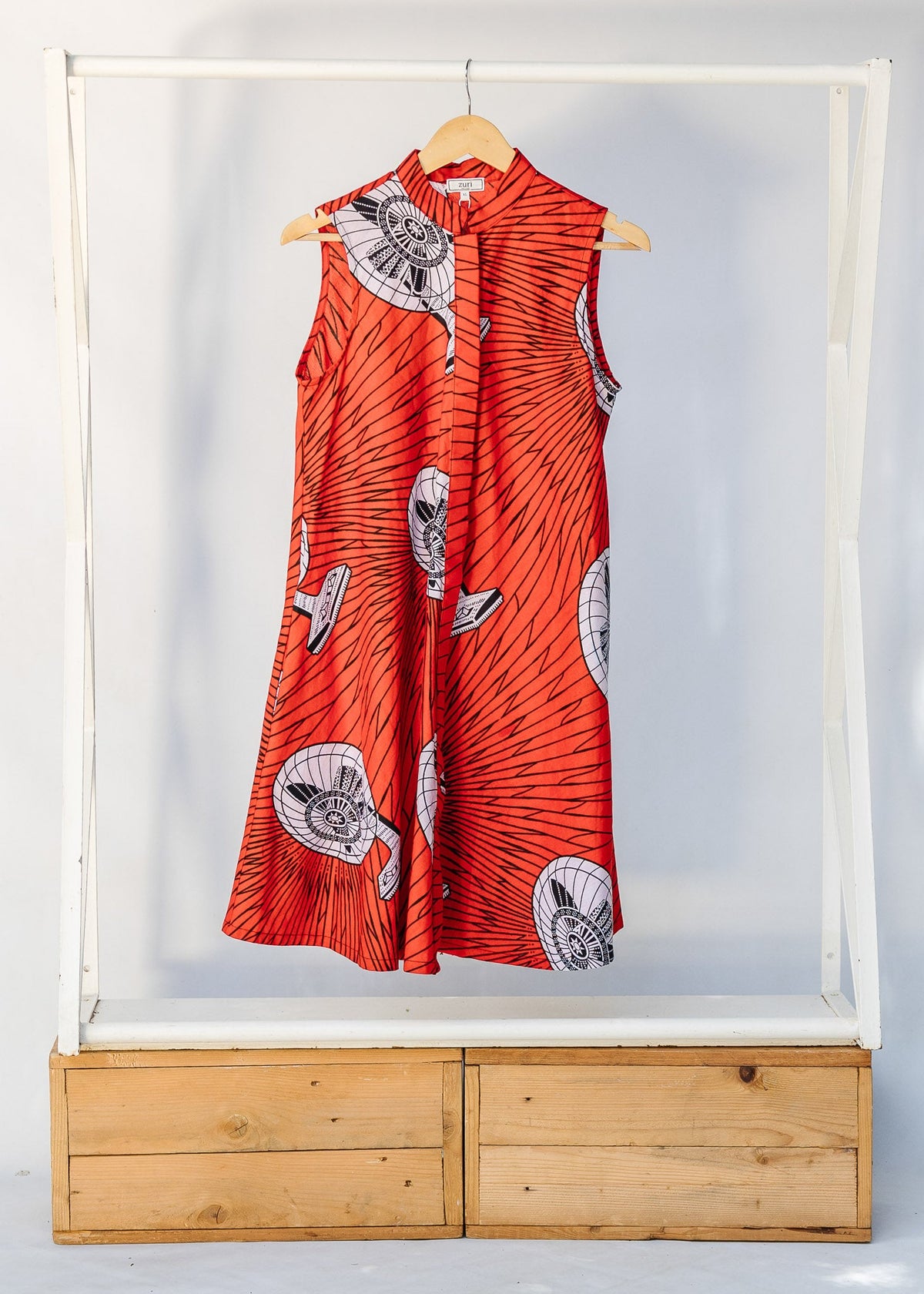 Oscillate Sleeveless Dress - Embroidery