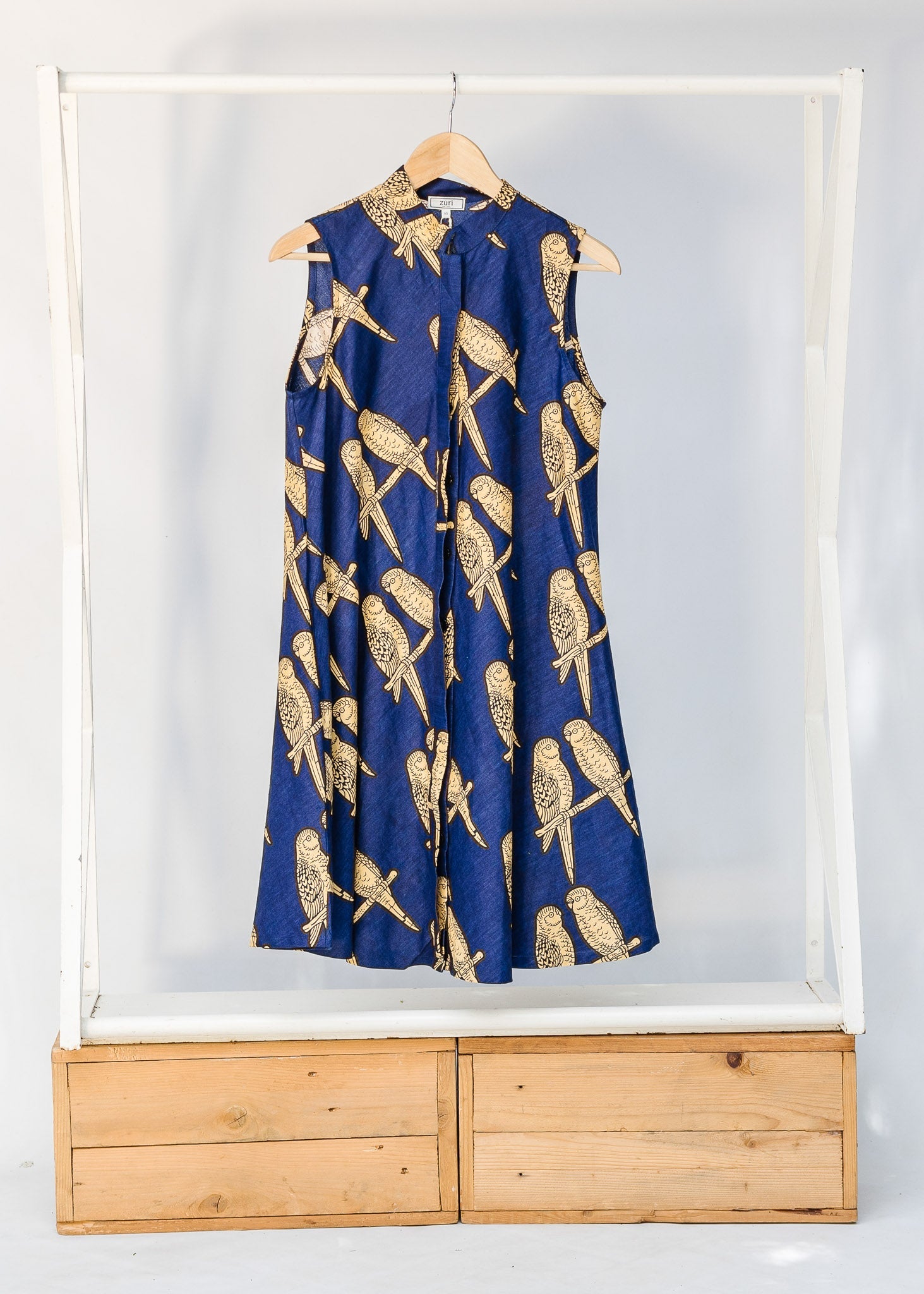 Heart to Heart Sleeveless Dress - Embroidery