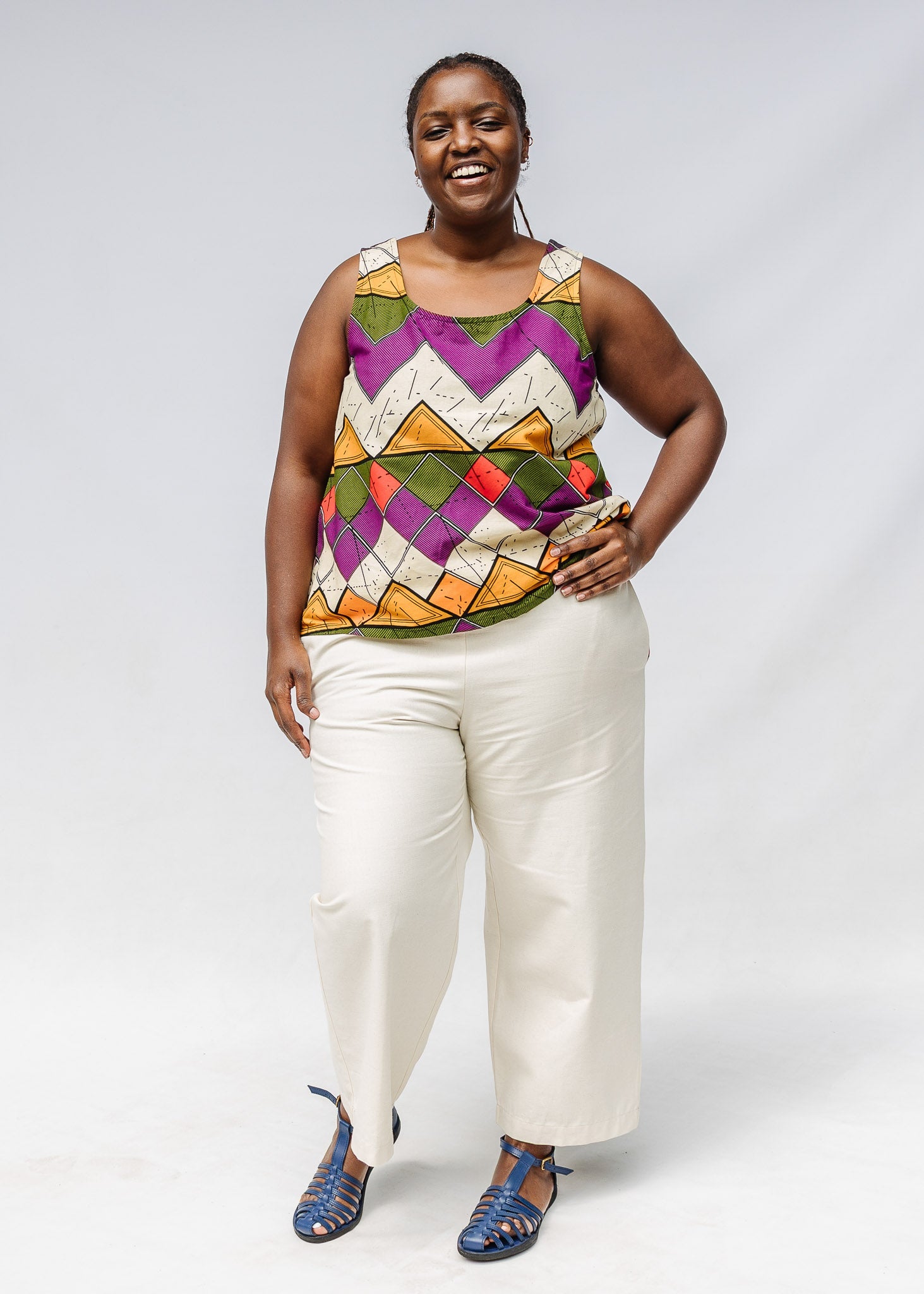 Summit Scoop Tank - Embroidery